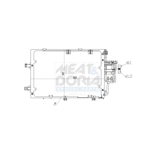 Condenser, air conditioning