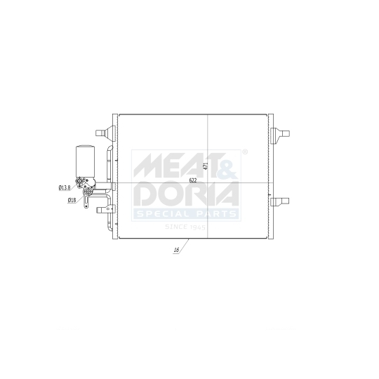 Condenser, air conditioning