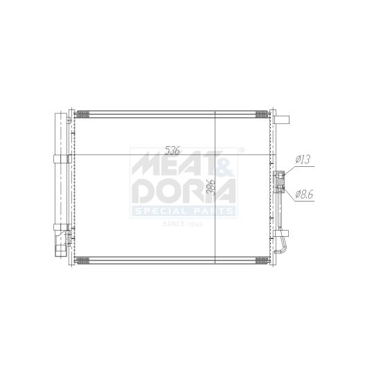 Condenser, air conditioning
