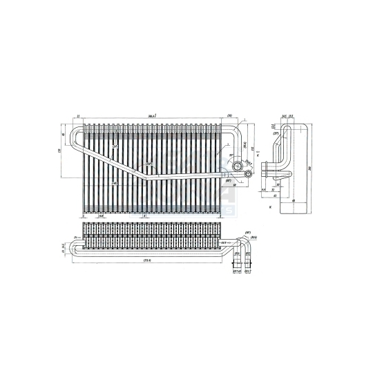 Evaporator, air conditioning