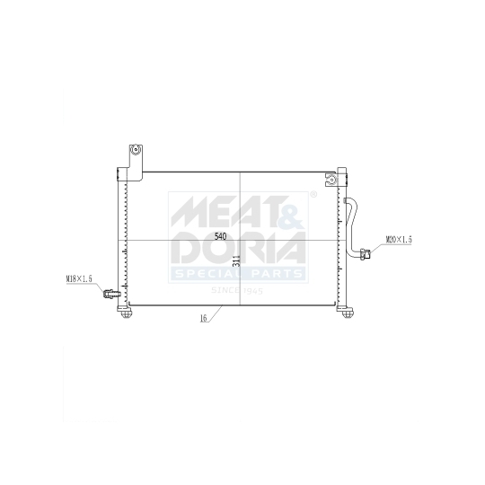 Condenser, air conditioning