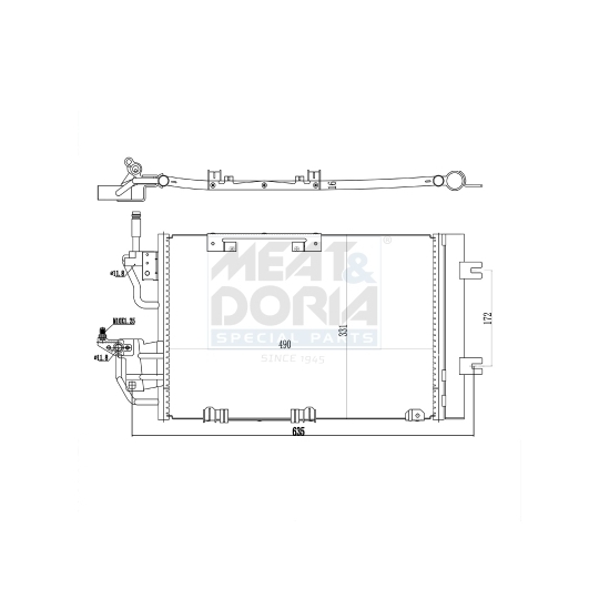 Condenser, air conditioning