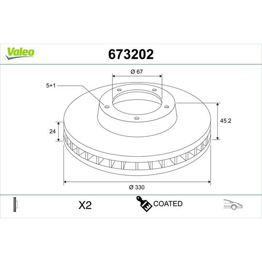 673202 - Brake Disc 