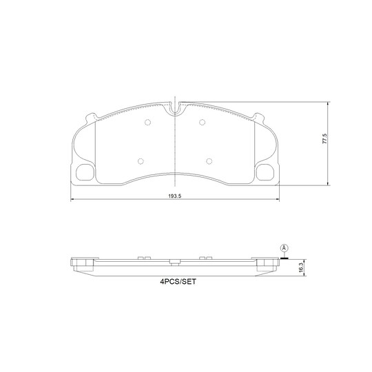 P 65 059 - Brake Pad Set, disc brake 