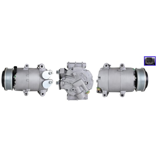 Compressor, air conditioning