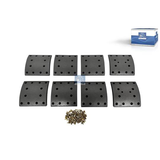 Brake Lining Kit, drum brake