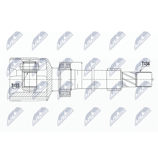 Nivelsarja, vetoakseli