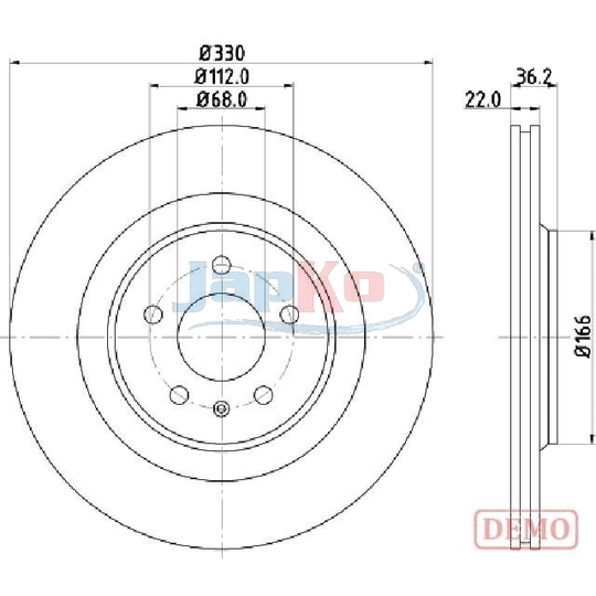610910C - Brake Disc 