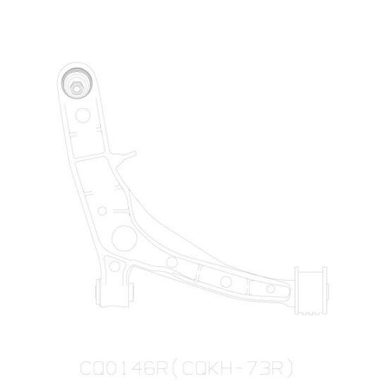 CQ0146R - Control/Trailing Arm, wheel suspension 