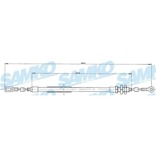 C0171B - Cable Pull, parking brake 
