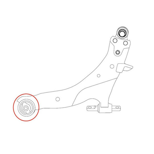 GV0063 - Mounting, control/trailing arm 