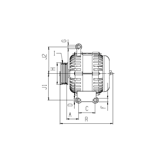 F 032 113 709 - Alternator 