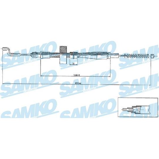 Vaijeri, seisontajarru