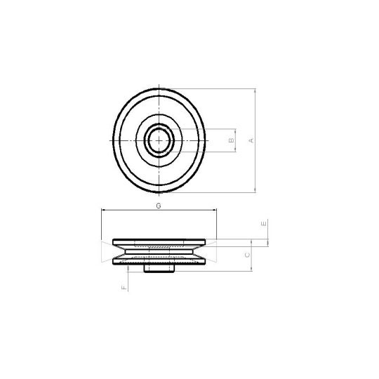 F 032 232 124 - Rihmaratas,generaator 