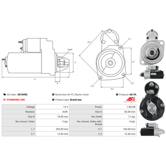 S01049S - Starter 