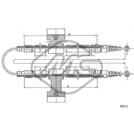 Cable Pull, parking brake