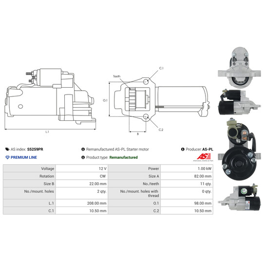 S5259PR - Starter 