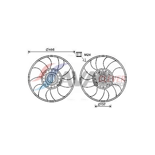 FDF609 - Fan, engine cooling 