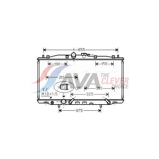 HD2179 - Radiator, engine cooling 