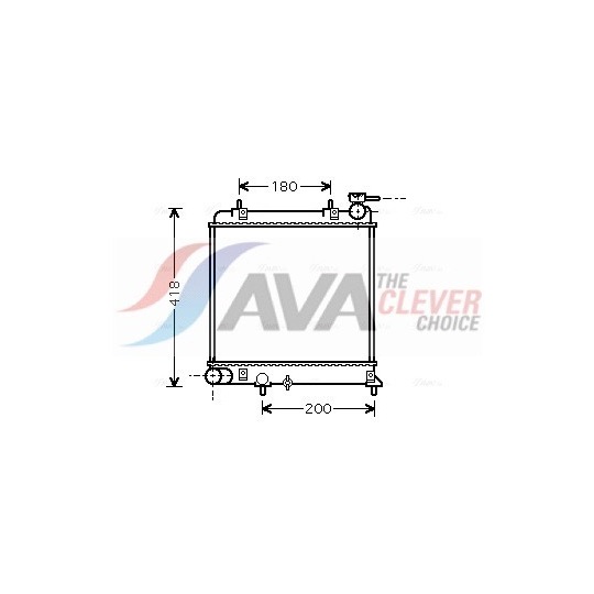 Radiator, engine cooling