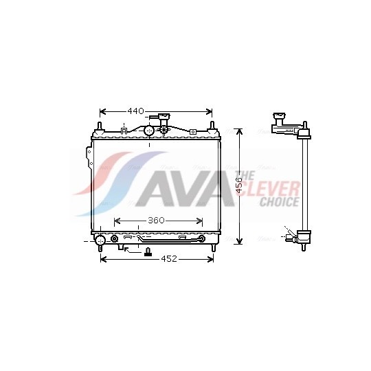 Radiator, engine cooling
