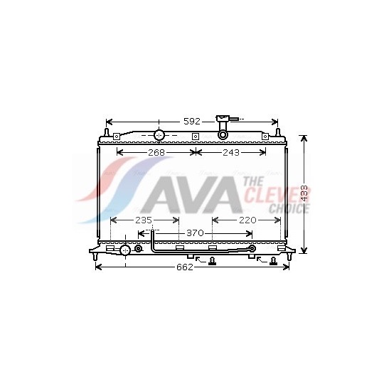 Radiator, engine cooling