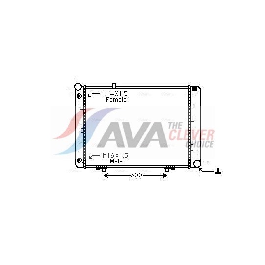 Radiator, engine cooling