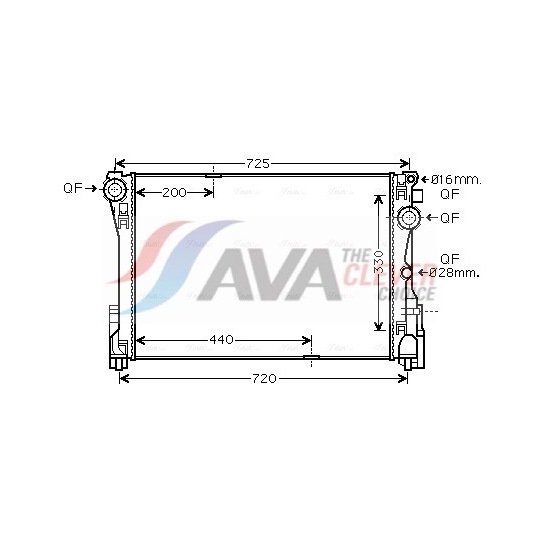 Radiator, engine cooling