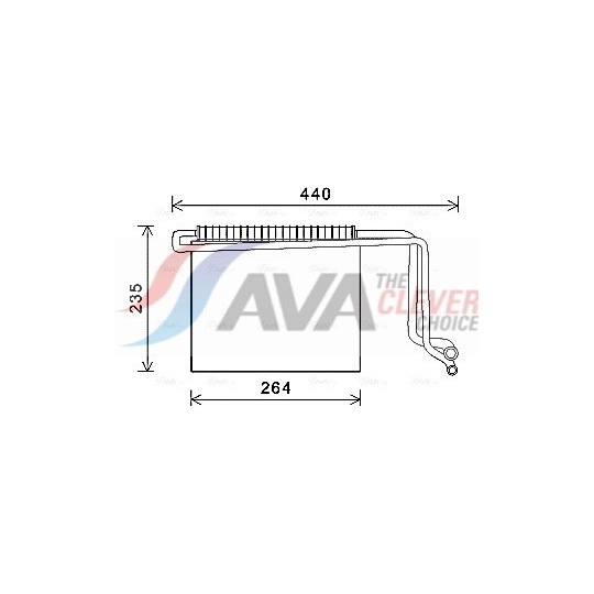 Evaporator, air conditioning