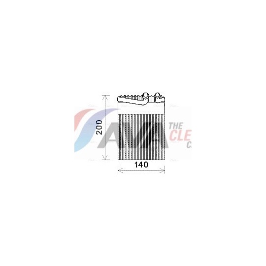 Evaporator, air conditioning