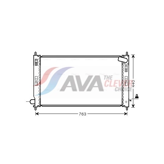 Radiator, engine cooling
