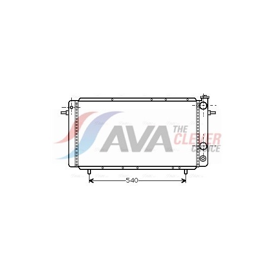 Radiator, engine cooling