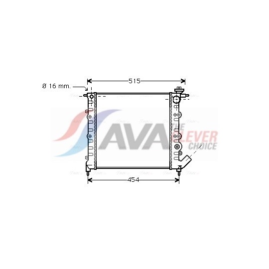 Radiator, engine cooling