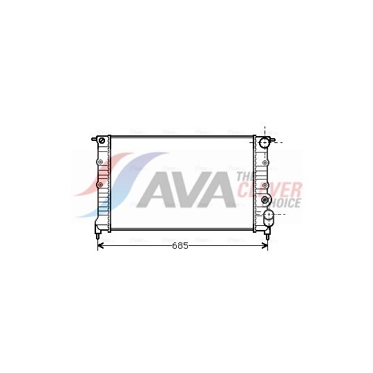 Radiator, engine cooling