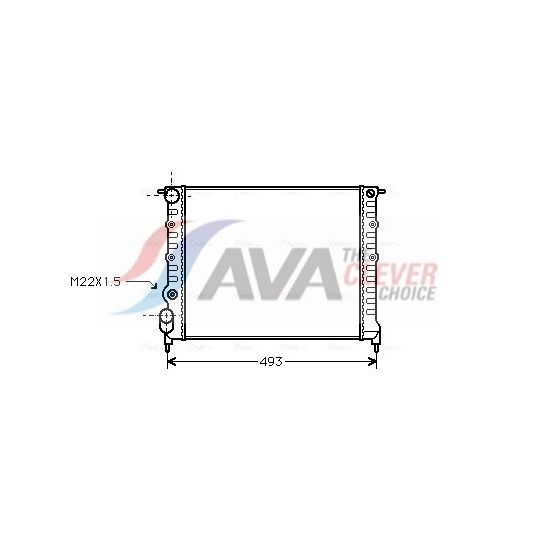 Radiator, engine cooling