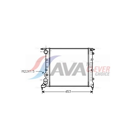 Radiator, engine cooling