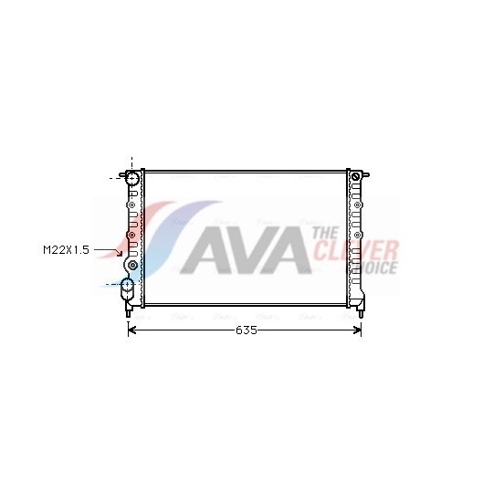 RT2149 - Radiator, engine cooling 