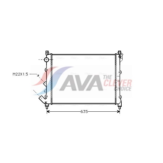 Radiator, engine cooling
