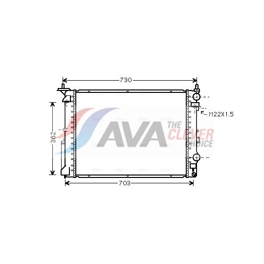 Radiator, engine cooling
