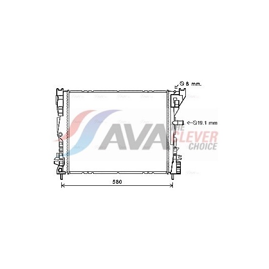 Radiator, engine cooling