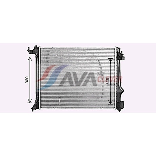 Radiator, engine cooling