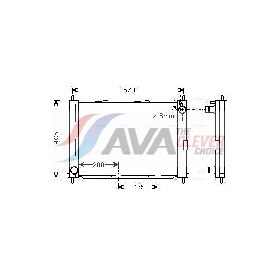 RT2652 - Radiaator,mootorijahutus 