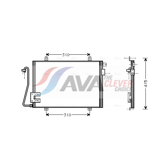 RT5232 - Condenser, air conditioning 