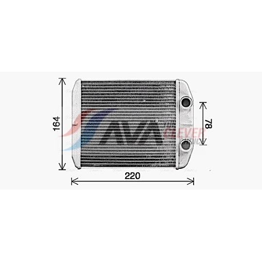RT6663 - Heat Exchanger, interior heating 