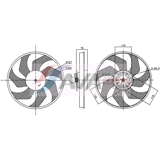 Fan, engine cooling