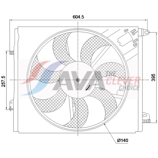 Fan, engine cooling