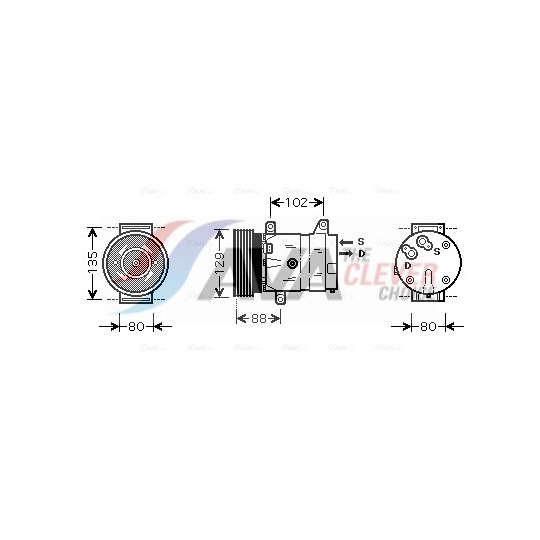 RTAK367 - Compressor, air conditioning 