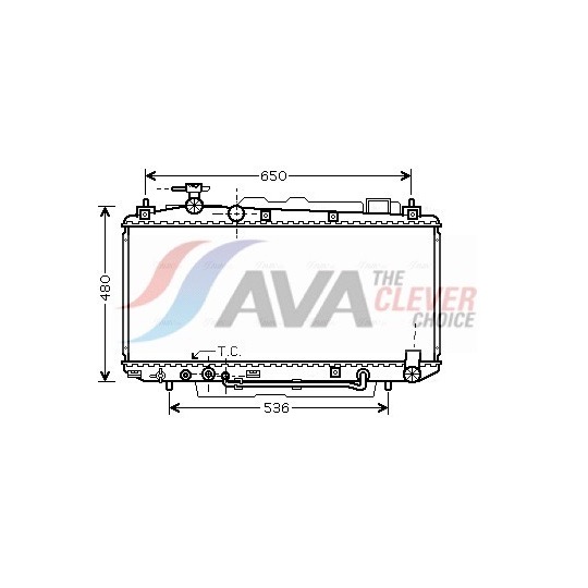 TO2301 - Radiator, engine cooling 