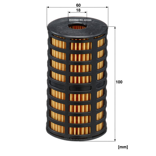 HD 6018 - Hydraulic Filter, steering system 