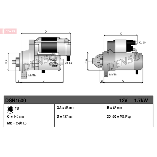 DSN1500 - Starter 